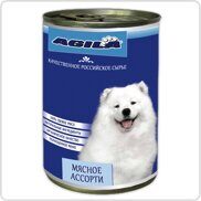 AGILA консервы для собак - Мясное ассорти 410 г