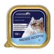 AGILA · Суфле для кошек · Мясное ассорти · 100г
